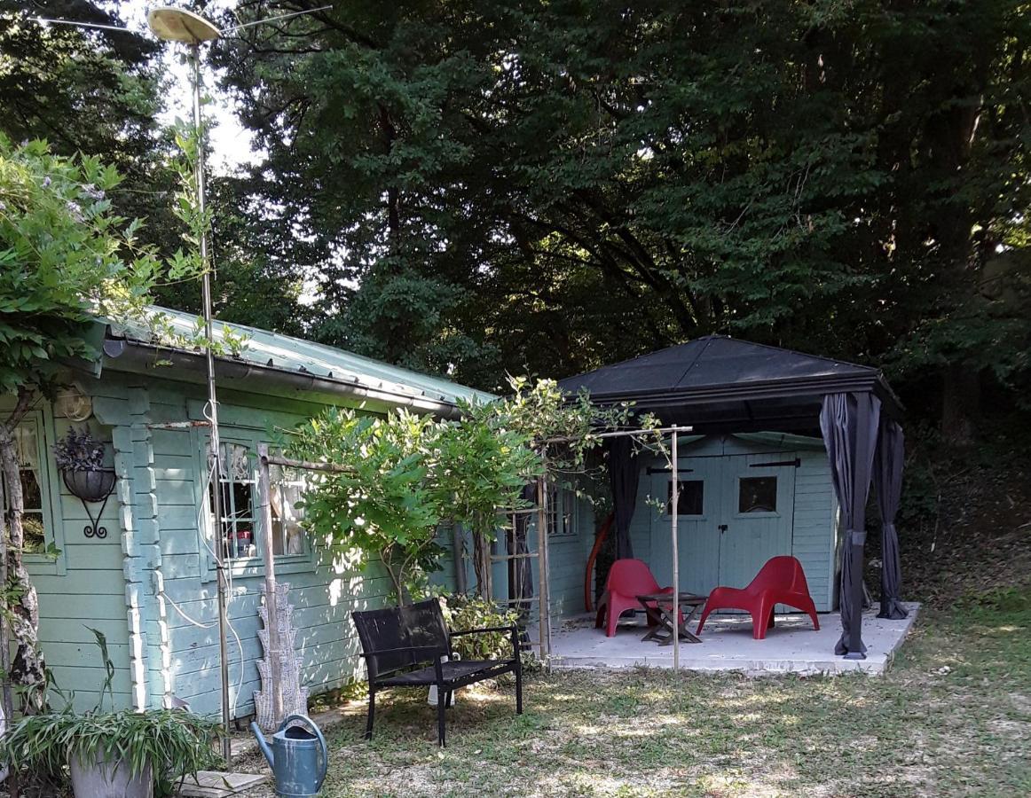 Le Chalet De La Grenouille Verte Tursac Exteriör bild